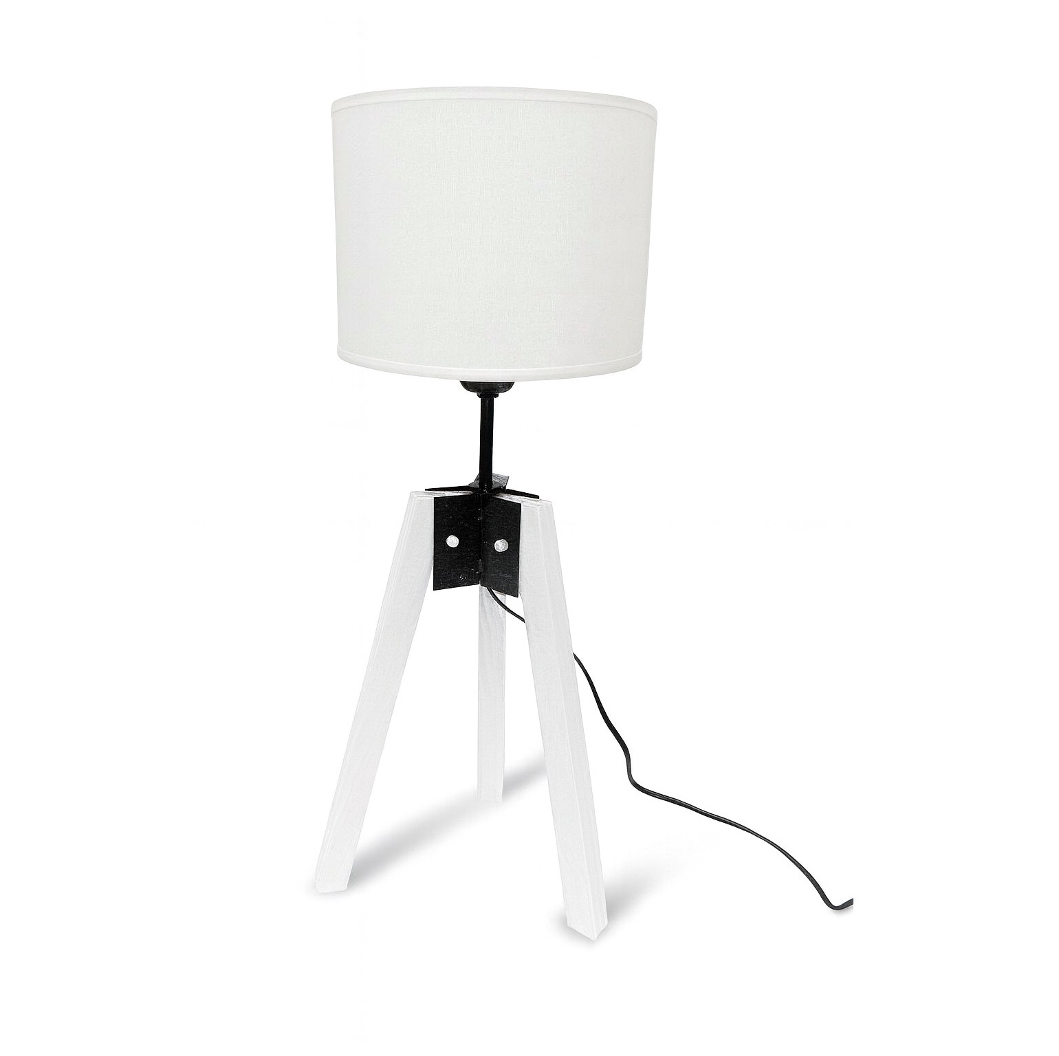 LAMPARA DE MESA NORDICA PLEGABLE BLANCO